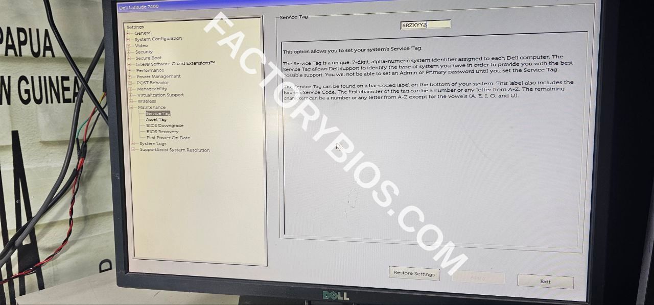 Dell Latitude 7400  - Dell Latitude 7400 COR LP SRF9Z EDC40 LA-G871P Rev 1.0 (A00) 2019-02-22 FACTORY BIOS  - Image 2