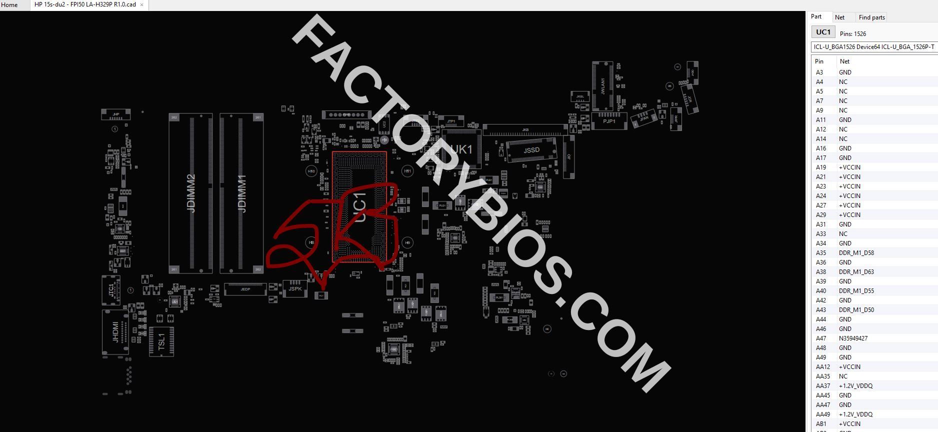 HP HP Laptop - 15-dw2008ca - HP Laptop - 15-dw2008ca FPI50 LA-H329P  REV 1.0 2020-01-15 BID085F3 085F3 SRGKF SRGKG SRGKL FACTORY EC PDF BDV BIOS - Image 3