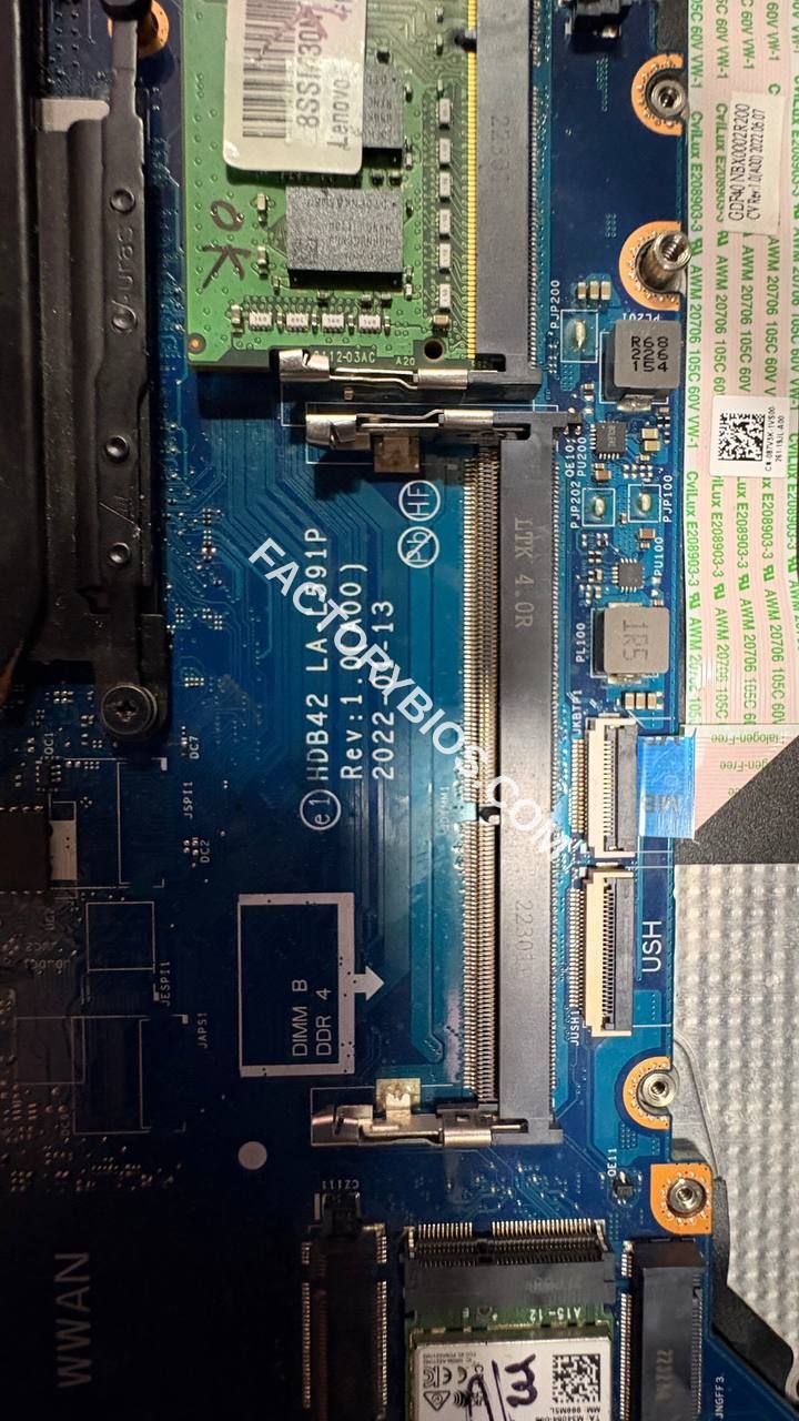 Dell Latitude 5430 - Dell Latitude 5430 COR LP SRLWY ADL HDB42 LA-L591P Rev 1.0 (A00) 2022-01-13 32MB 16MB FACTORY BIOS - Image 1