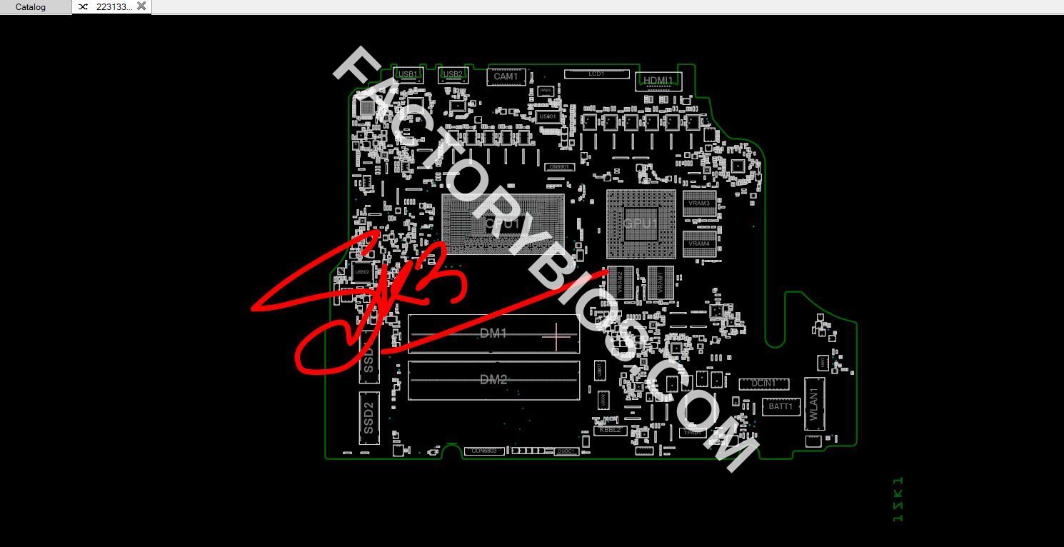 Dell  Dell Alienware m16 R2 - Dell Alienware m16 R2 223133-1 223033-1 SCHEMATICS BOARDVIEW CSME18 MTL 16 & 32 MB BOTH FACTORY BIOS - Image 2