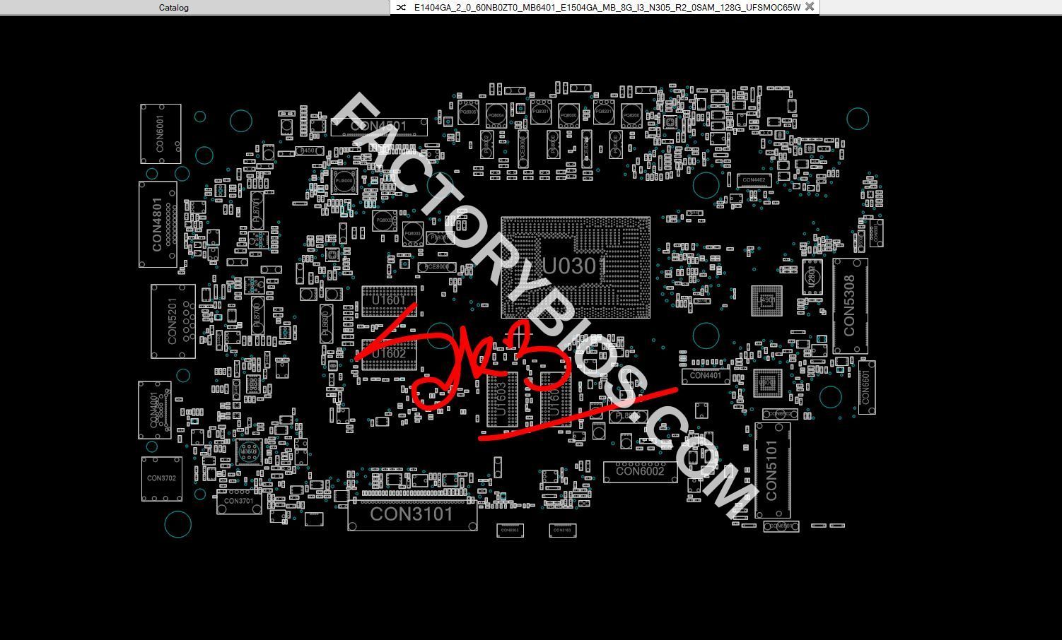 Asus E1404GA E1404GB - ASUS E1404GA E1404GB E1404GA MB REV 2.0 BOARDVIEW FACTORY BIOS - Image 2