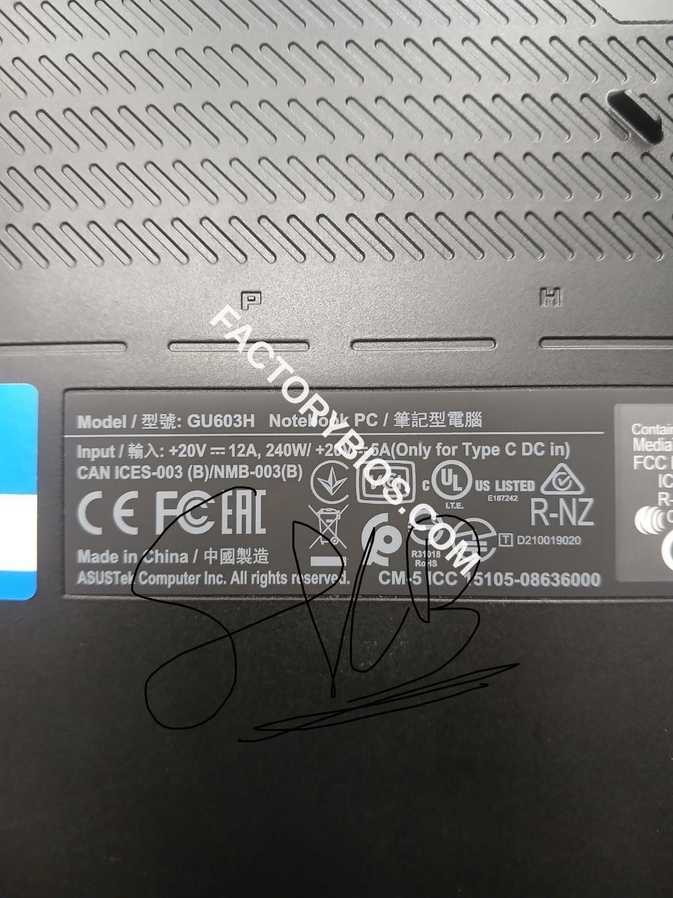 MODEL STICKER