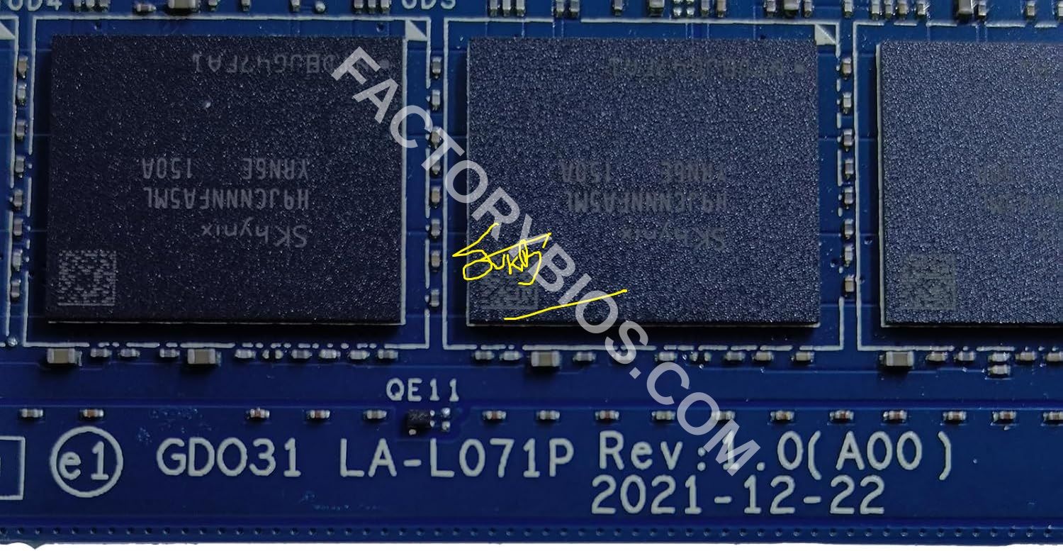 Dell Dell XPS 13 PLUS - Dell XPS 13 PLUS GDO31 LA-L071P Rev 1.0 (A00) 2021-12-22 SRLD6 SCHEMATICS BOARDVIEW FACTORY BIOS - Image 1