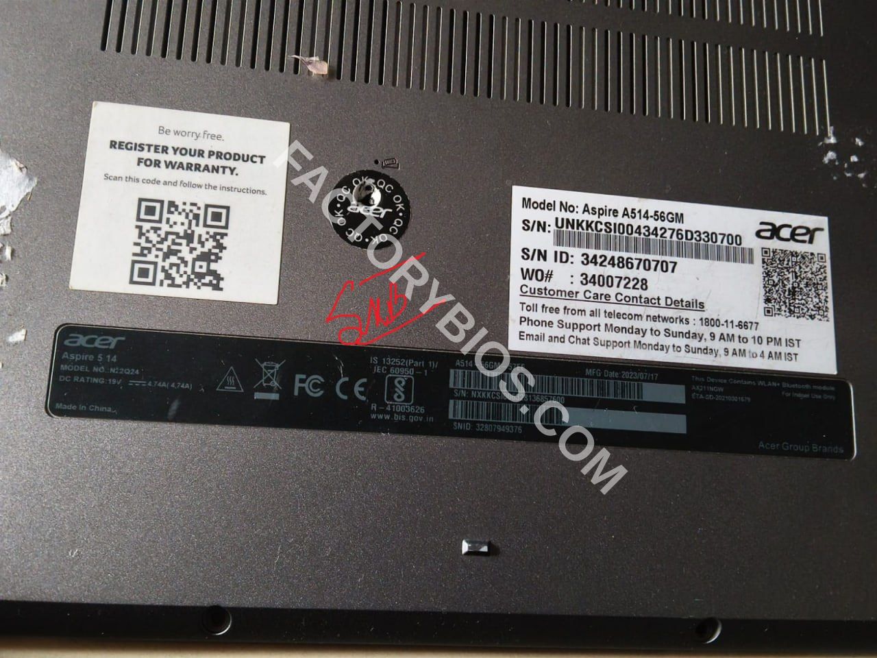 Acer Acer Aspire A514-56GM - Acer Aspire A514-56GM DA0Z8SMBAF1 REV F Z8S SCHEMATICS BOARDVIEW FACTORY BIOS - Image 2