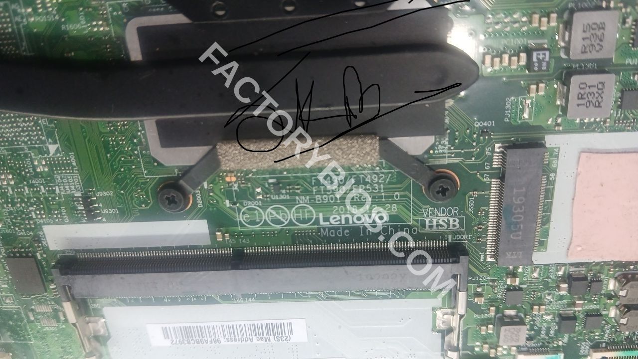 Lenovo ThinkPad T490 - ThinkPad T490 Type 20N2 SREJP SRF9W CON LP N2IETA6W N2IET FT490 FT492 FT590 FP531 NM-B901 Rev 1.0 2018-12-28 FACTORY BIOS - Image 3